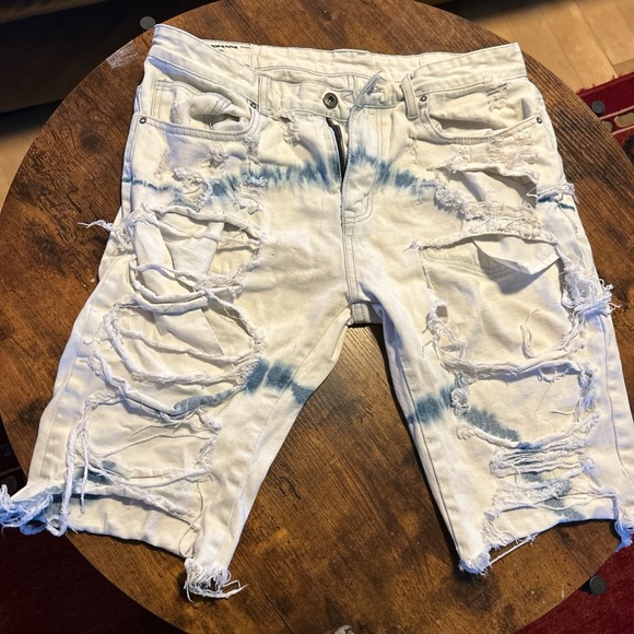 Smoke Rise distressed denim shorts. Men’s size 36 - Picture 1 of 6